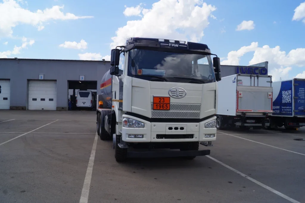 Газовоз 9117-3223 на базе автомобиля FAW